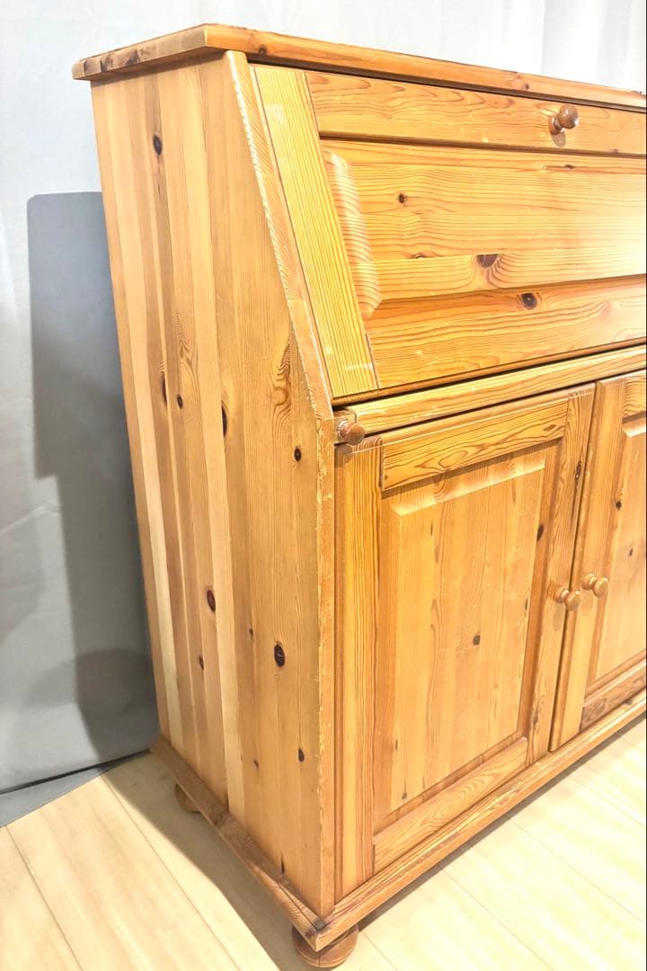 ライティングビューロー　カントリースタイル　木製　デスク