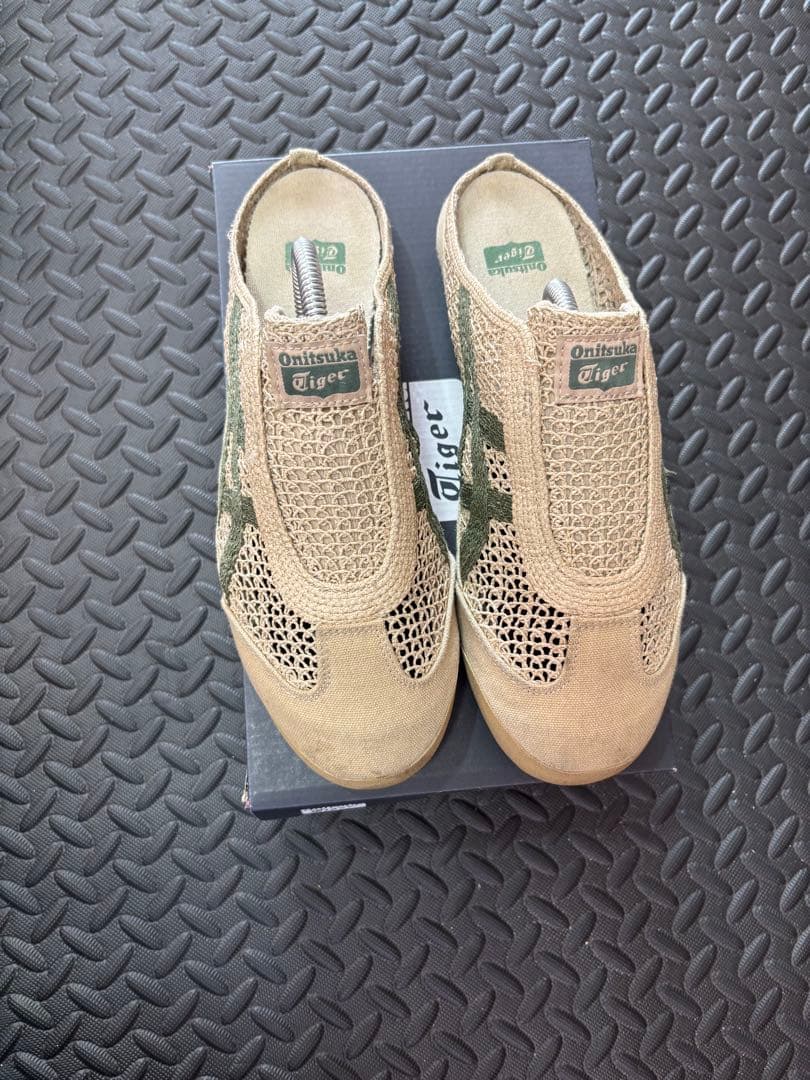 MEXICO 66 SABOT ベージュ/グリーン 27.5cm