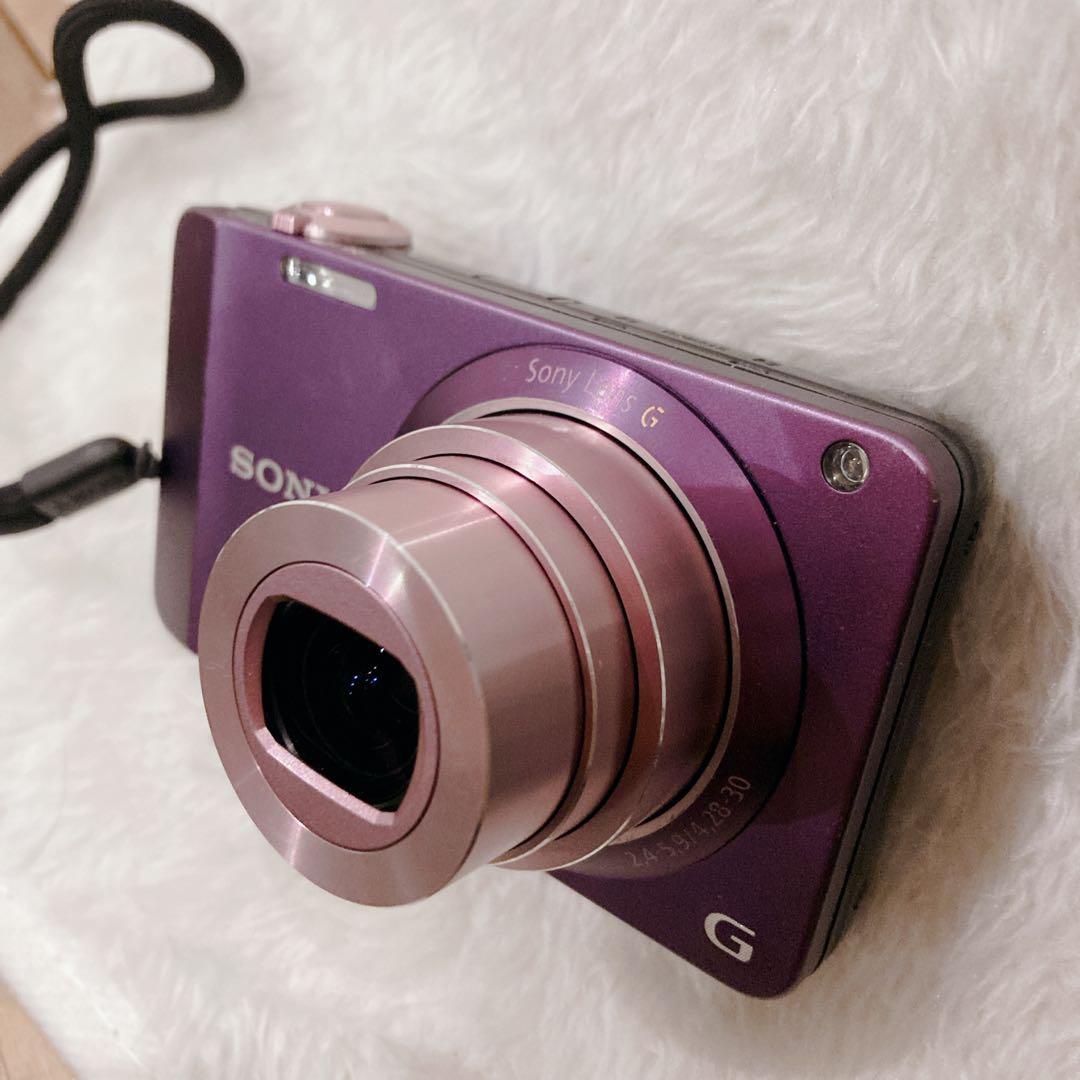 【希少】SONY サイバーショット DSC-WX10 パープル 紫 ジャンク