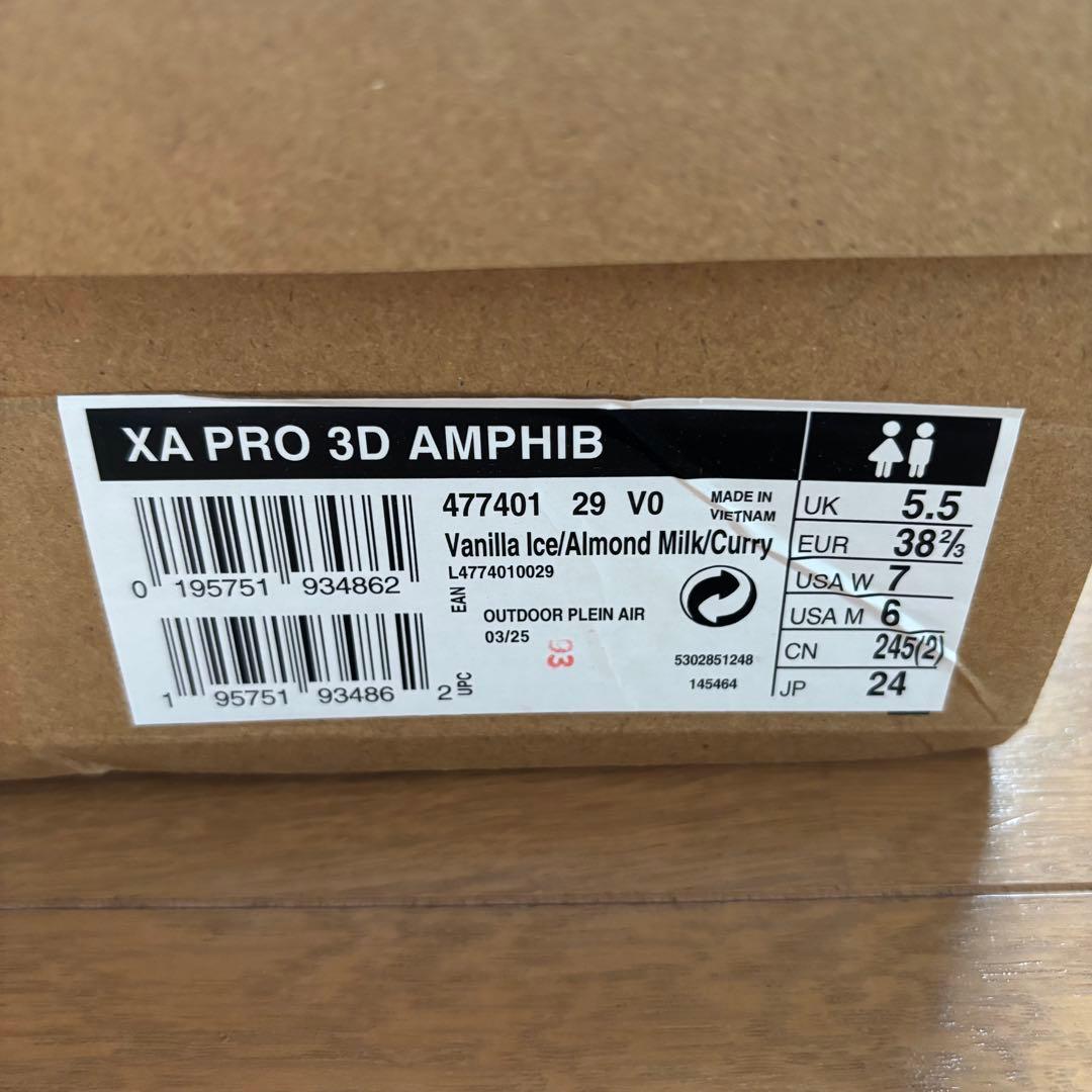 靴 Salomon XA PRO 3D AMPHIB Vanilla Ice 24