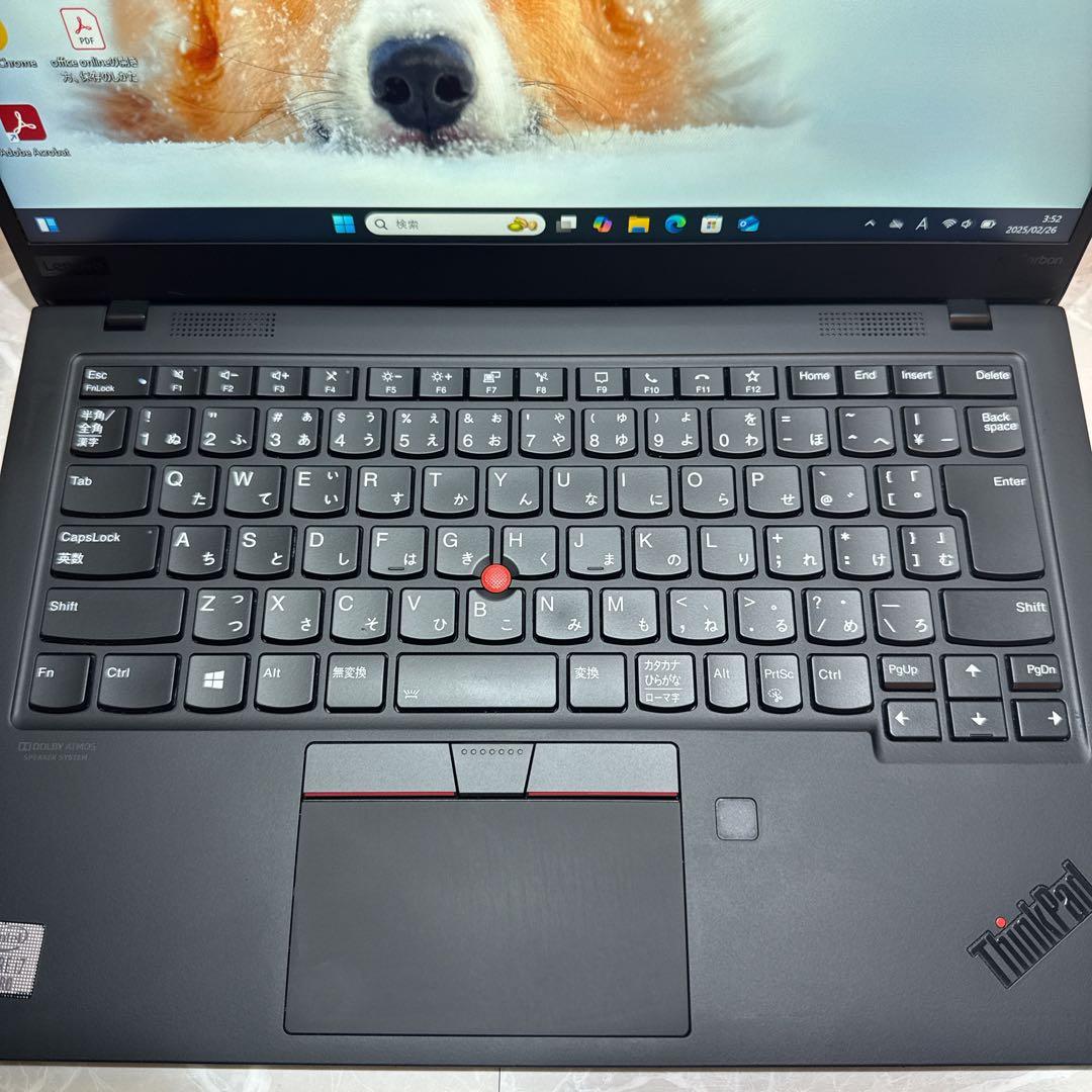 極美品‼️ThinkPad X1 Carbon Gen8☘16GB☘i7第10世代