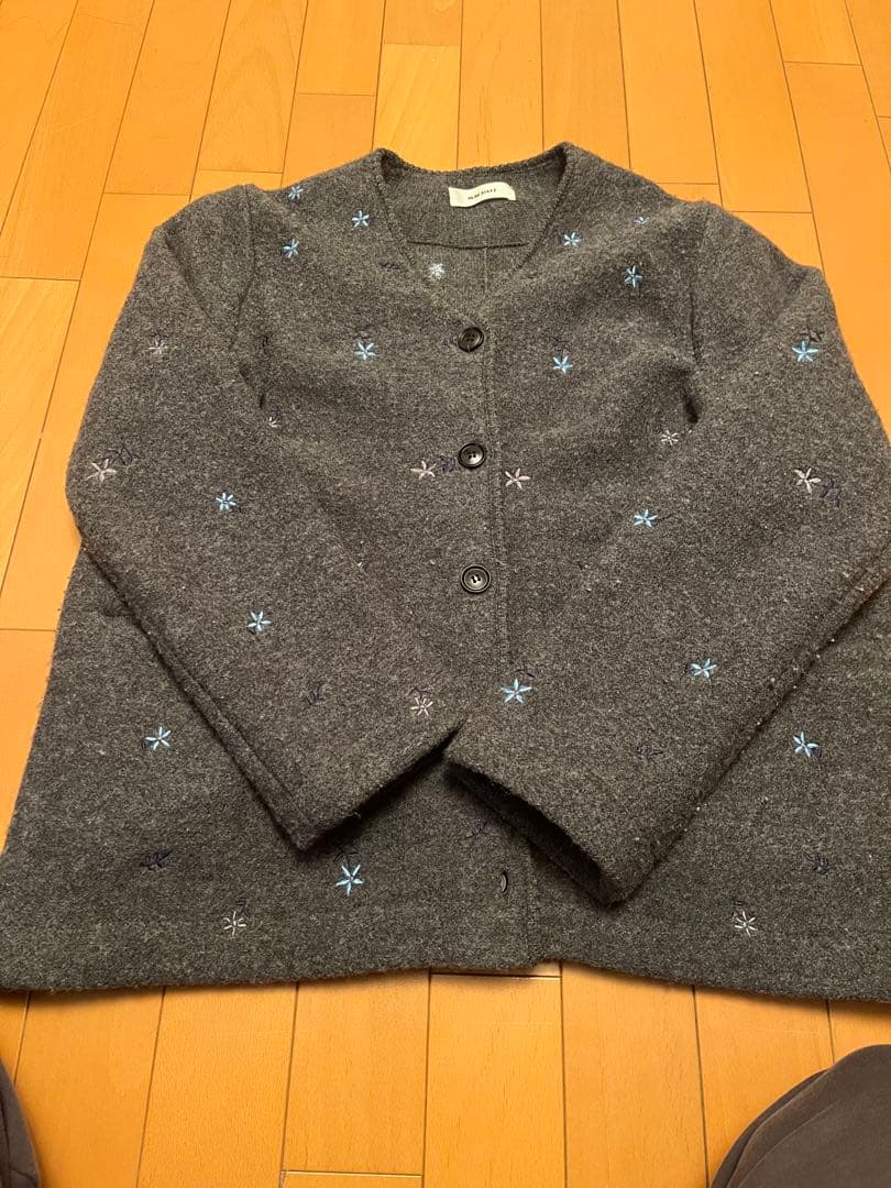 Machatt エンブロイダリーウールジャケット マチャット machatt