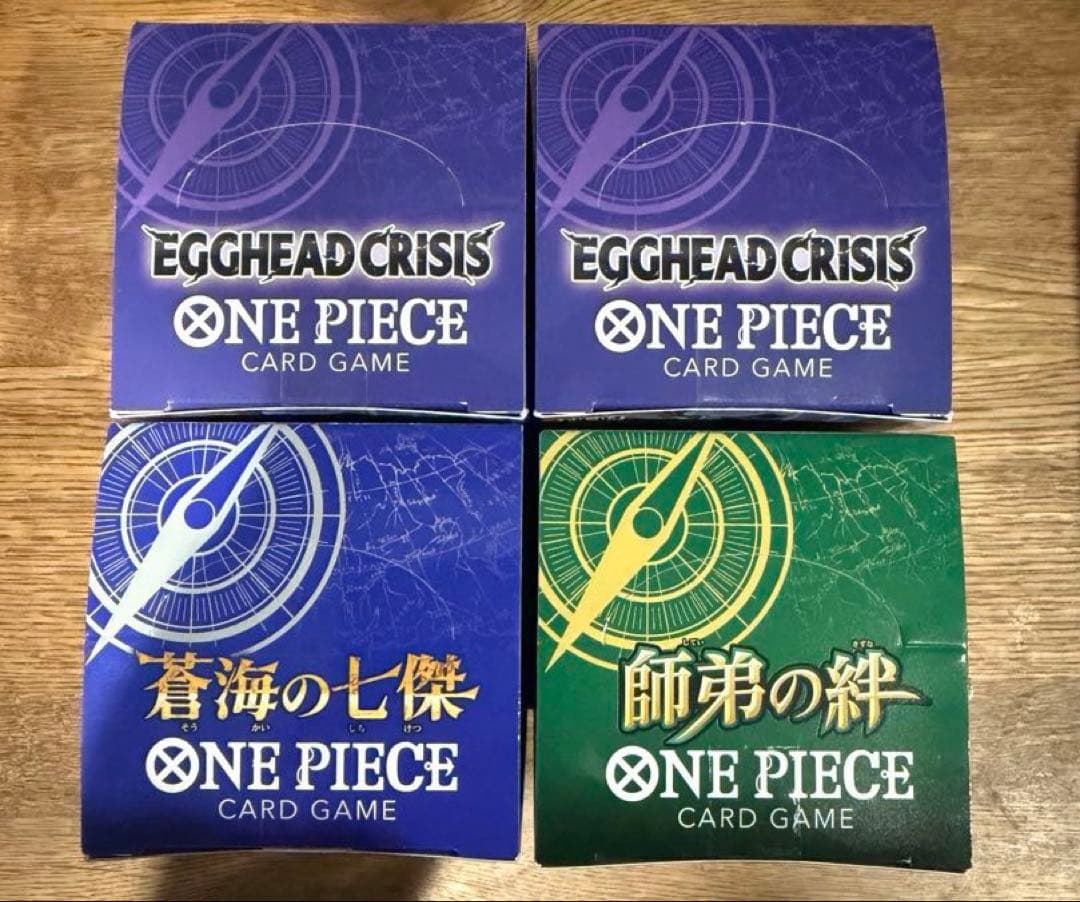 ワンピースカード　4BOX エッグヘッドクライシス他