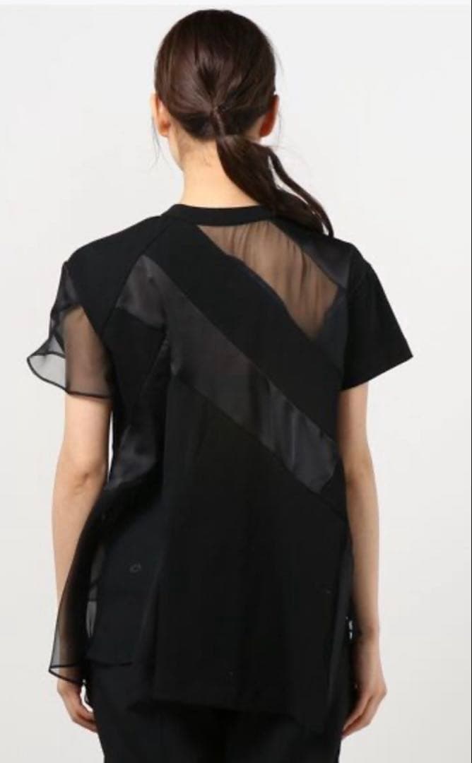 SACAI / グラフィックチュールTシャツ