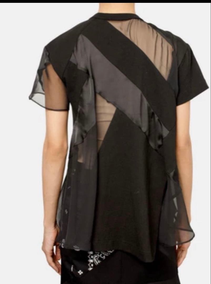 SACAI / グラフィックチュールTシャツ