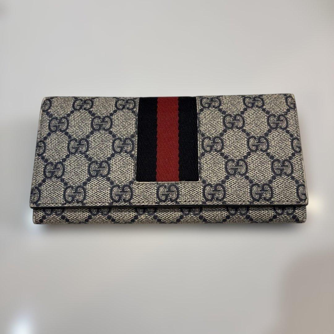 GUCCI グッチ 長財布 財布 GG パターン 送料込み