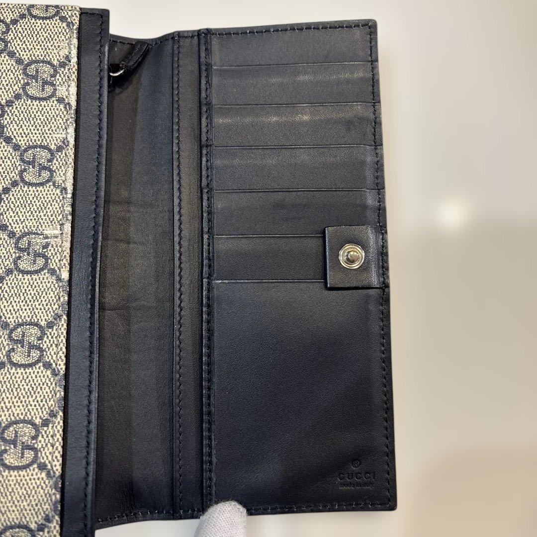 GUCCI グッチ 長財布 財布 GG パターン 送料込み