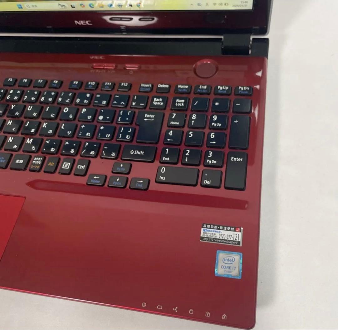 マウス付きNEC ノートパソコンWin11 SSD512GB メモリ8GB