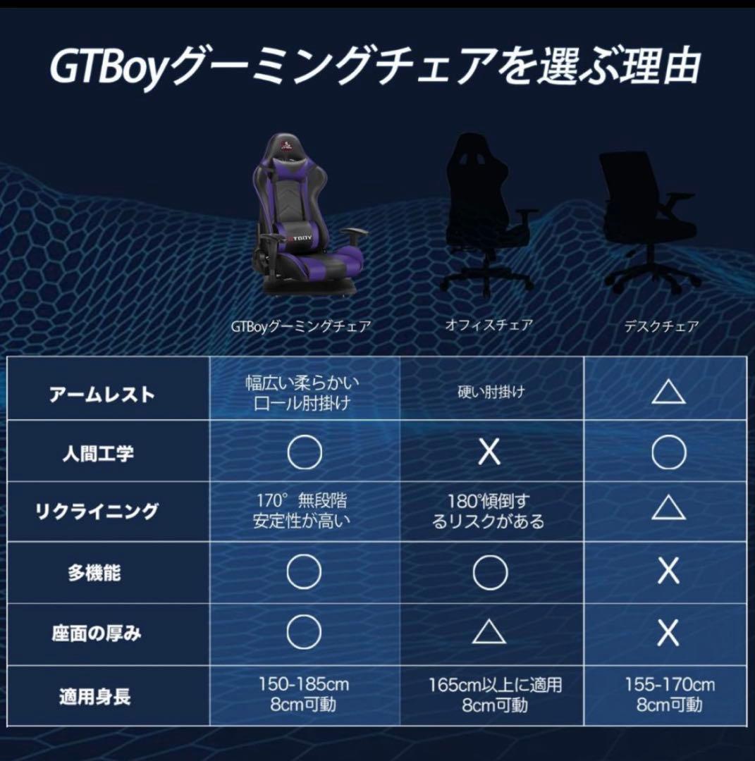 ゲーミングチェア 座椅子 ゲーミング座椅子 ゲームチェア ゲーマーズチェア ヘッ