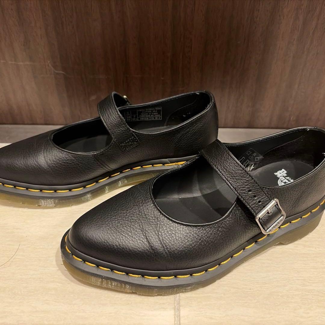 Dr.Martensブラック メリージェーン ローファー 24センチ