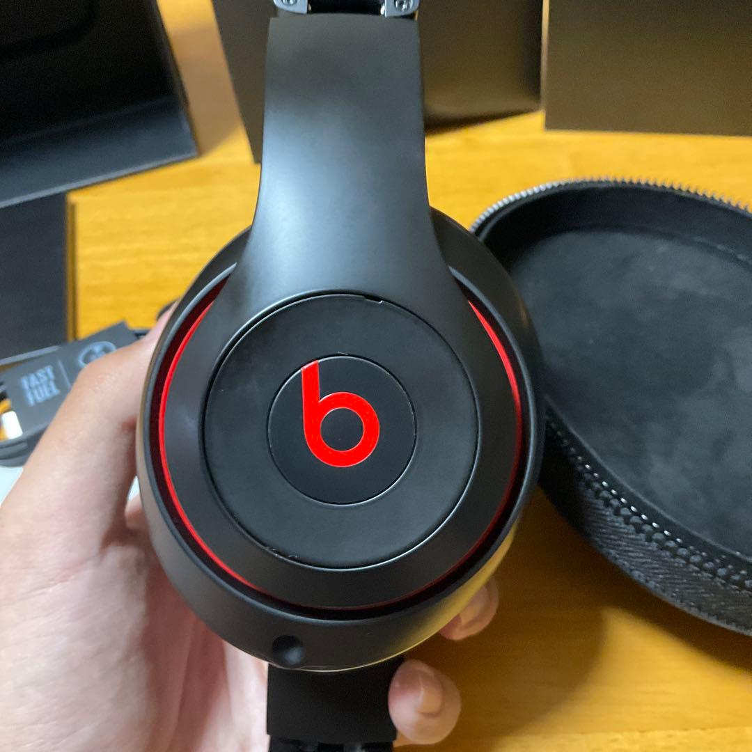 Beats studio3 ワイヤレスヘッドホン ブラック/レッド