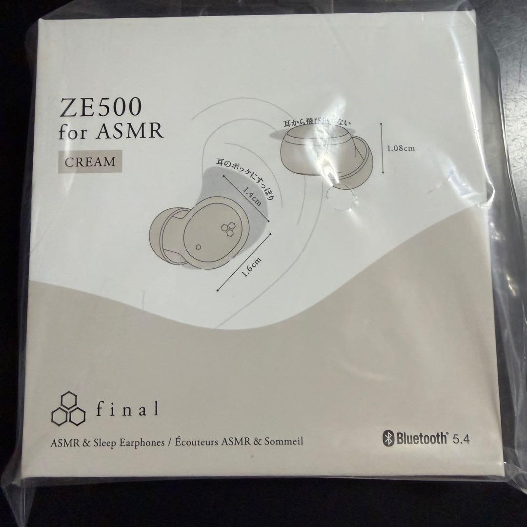 ZE500 for ASMR ワイヤレスイヤホン CREAM