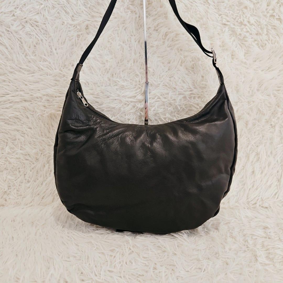 russet ラシット ソフトレザー ラウンド ビッグショルダ ーバッグ 肩掛け