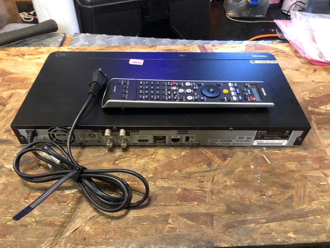 東芝 REGZA HDDブルーレイレコーダー DBR-W507 実動