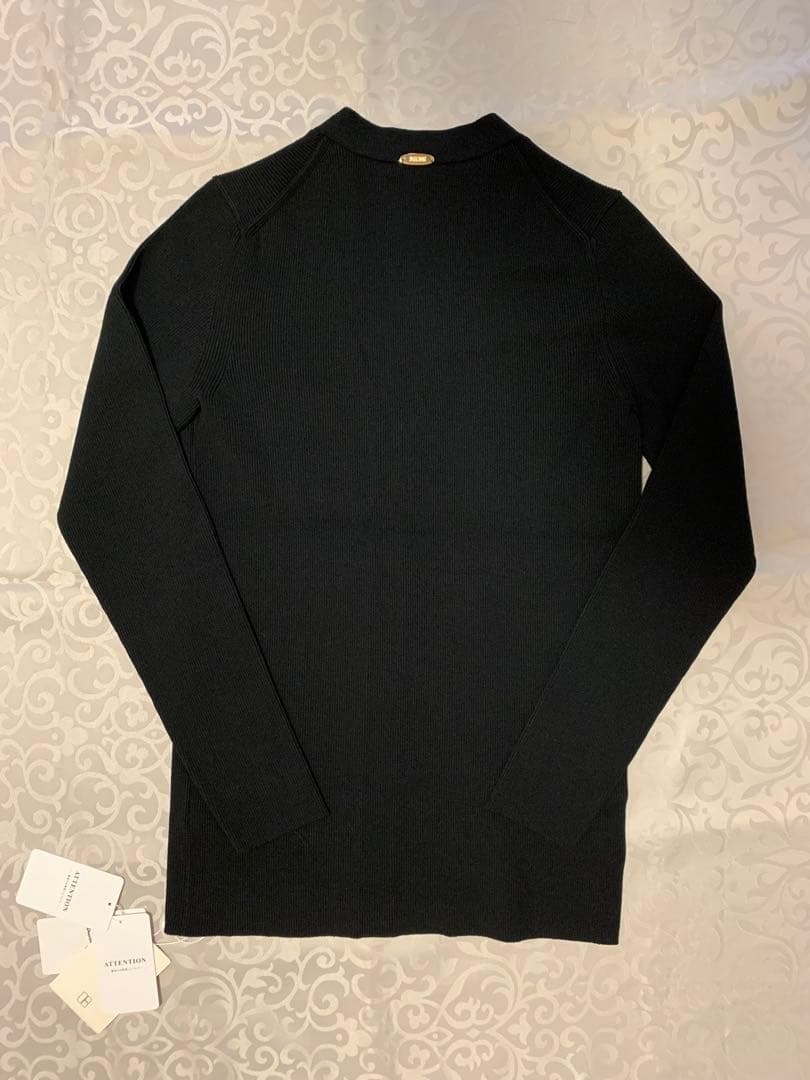 ❣️未使用MUSE Deuxieme DINER B RIB Vネックカーディ黒