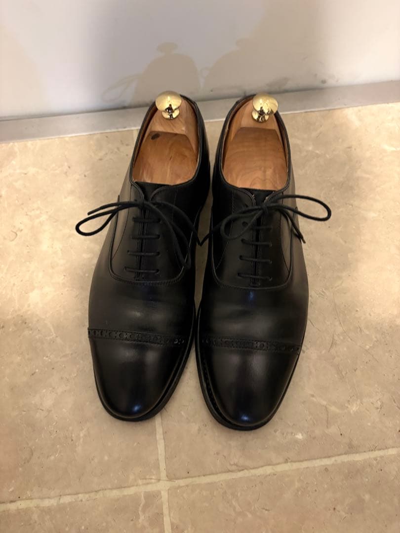 た*い様 バーウィック－4984 シューキーパー付き　パンチドキャップトゥ　27