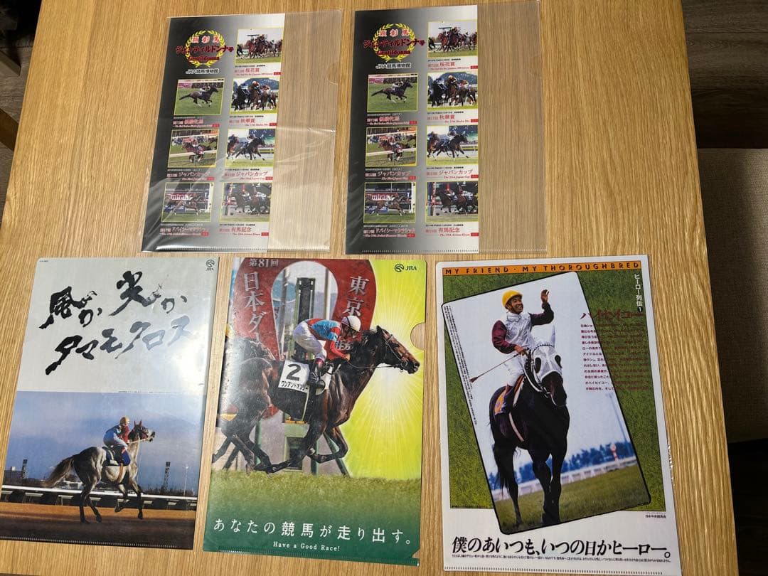 まとめ45枚　競馬クリアファイル