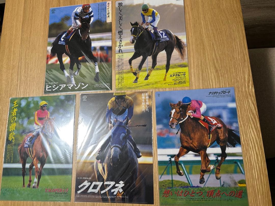 まとめ45枚　競馬クリアファイル