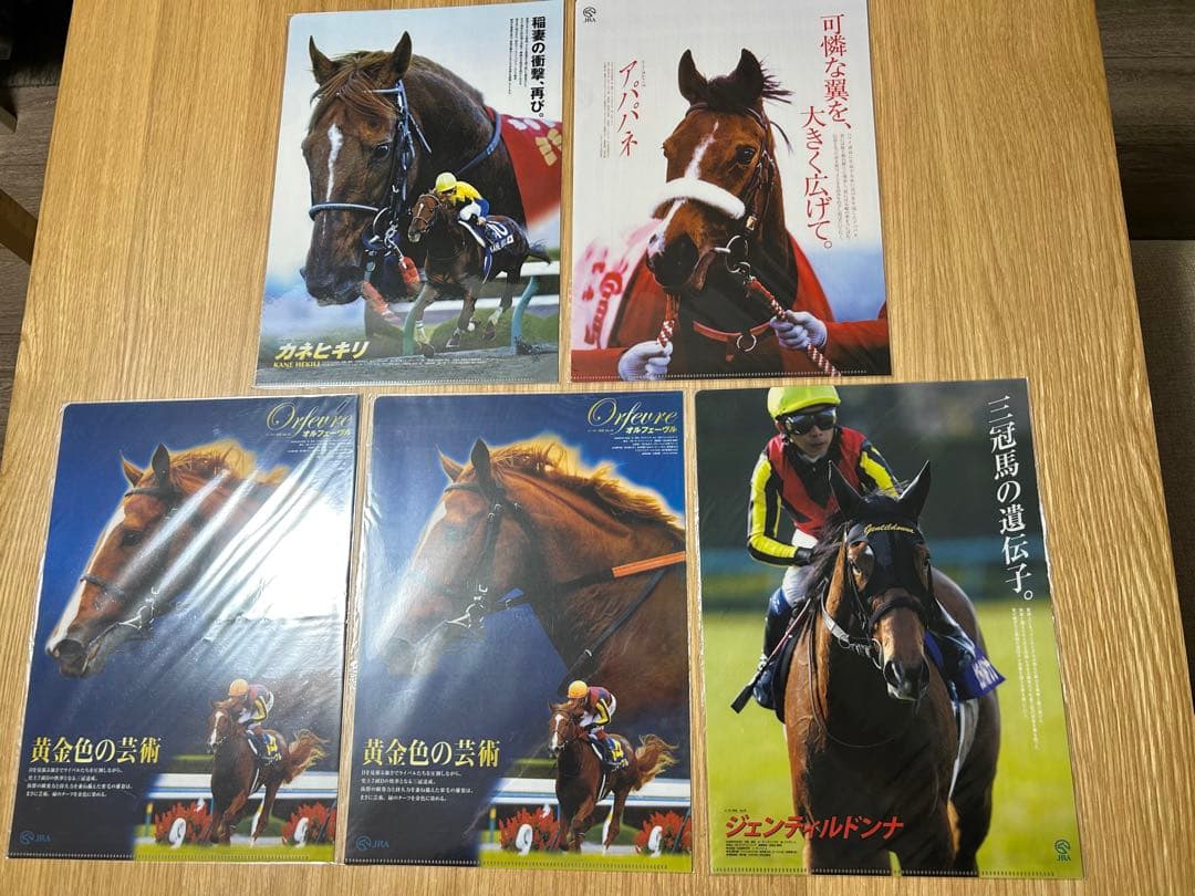 まとめ45枚　競馬クリアファイル