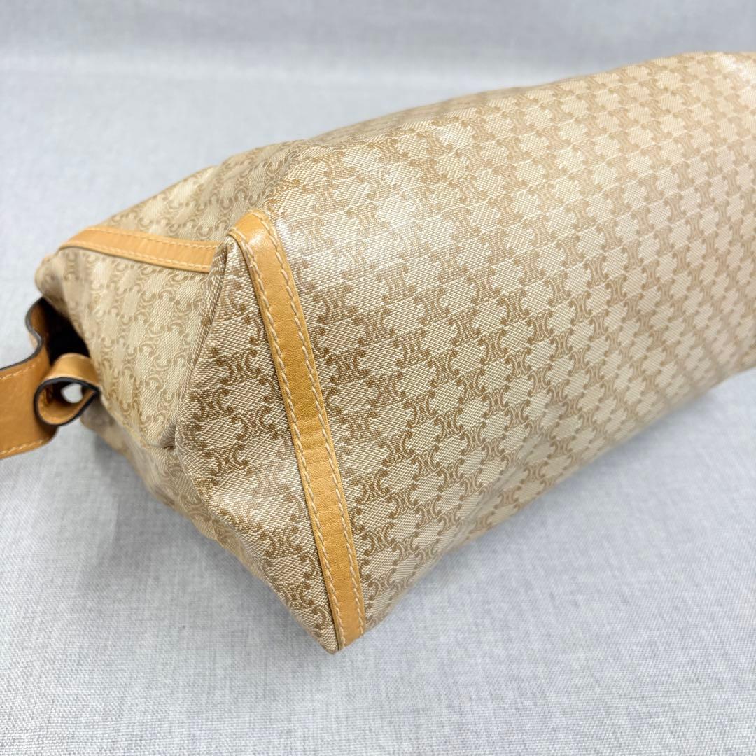 CELINE セリーヌ マカダム柄 トリオンフ ミニボストンバッグ ハンドバッグ