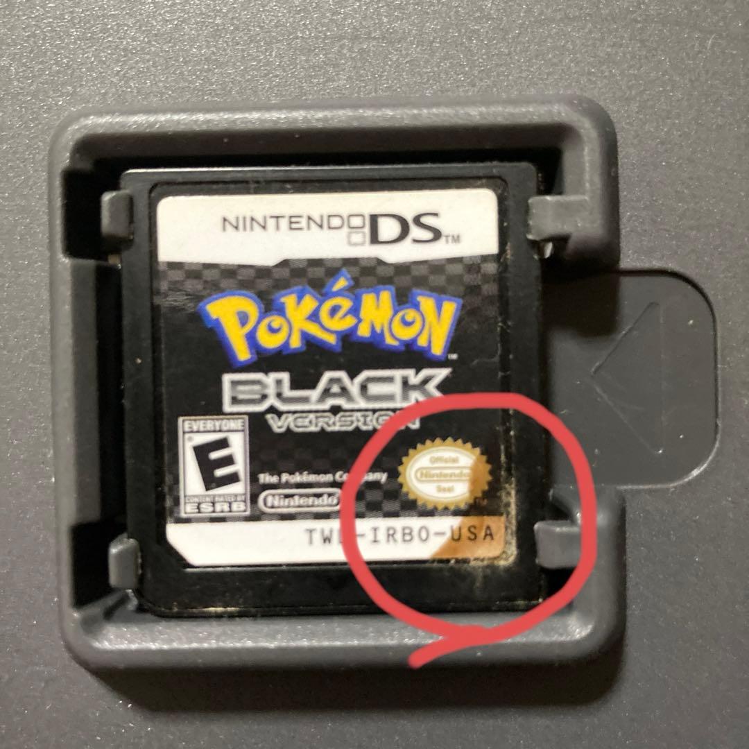 【値下げしました】ポケットモンスター ブラック 北米版　※ジャンク品の可能性有