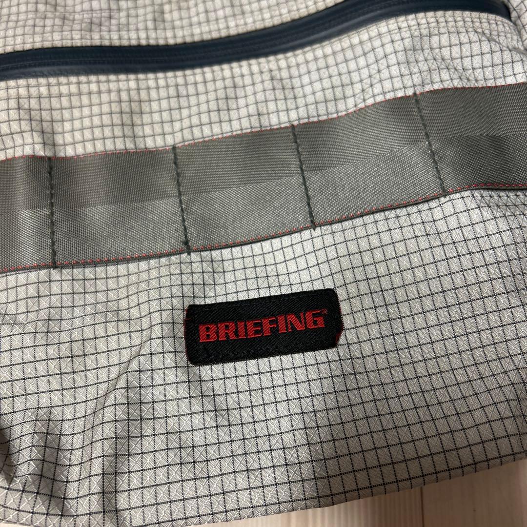 BRIEFING ショルダーバッグ　ナイロン　グレー