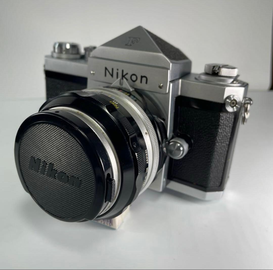 SALE[中古美品]ニコンＦ　アイレベルニッコ-ルSオ-ト1：1.4 50mm付