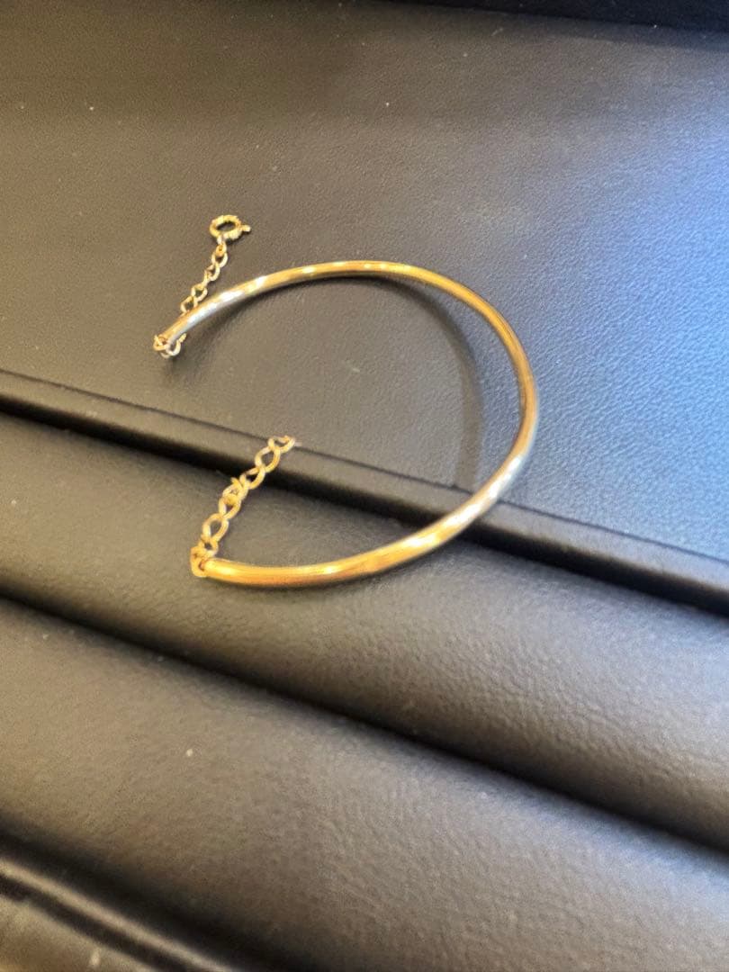 アクセサリー Simple Gold Bangle K10YG