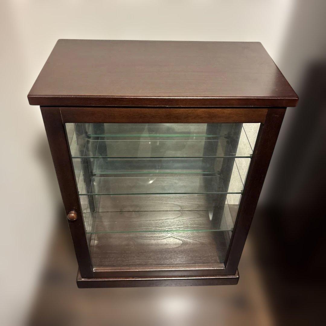 な*ん様 クロネコヤマト便梱包信頼配送品コレクションケース4段内3段棚ガラス段高