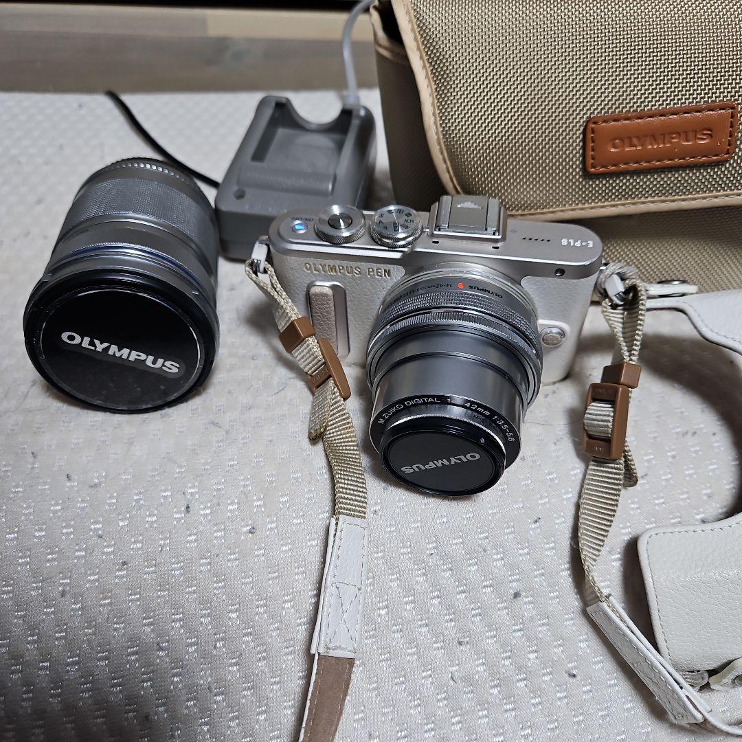 OLYMPUS一眼カメラレンズ付き。ジャンク品