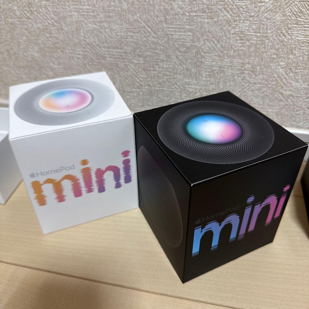Apple Pod mini 黒 白　2個セット