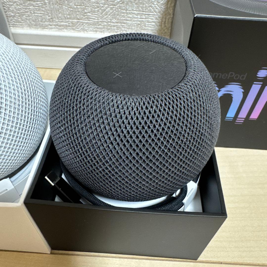 Apple Pod mini 黒 白　2個セット