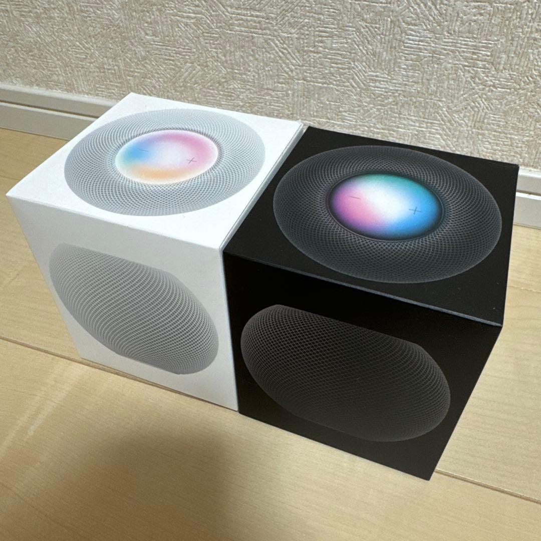 Apple Pod mini 黒 白　2個セット