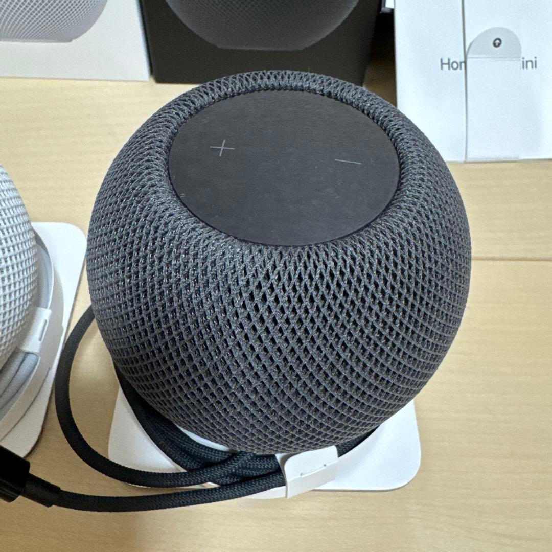 Apple Pod mini 黒 白　2個セット