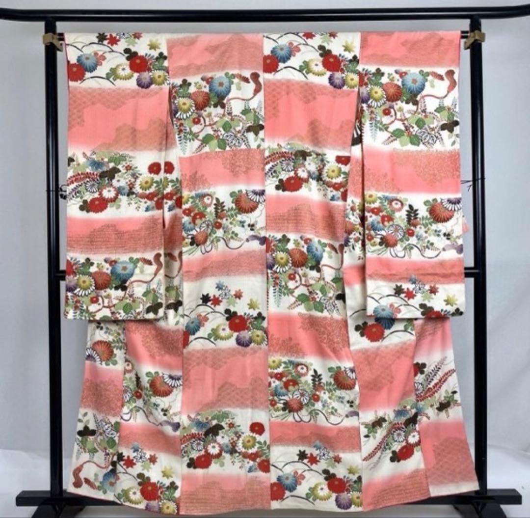 アンティーク振袖 まとめ売り 振袖 水色 花柄