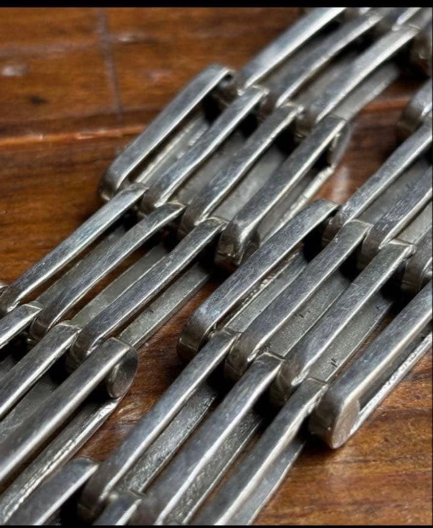 フリーメイソン　ピシアス騎士団　ソードチェーン　ロングタイプ　シルバー