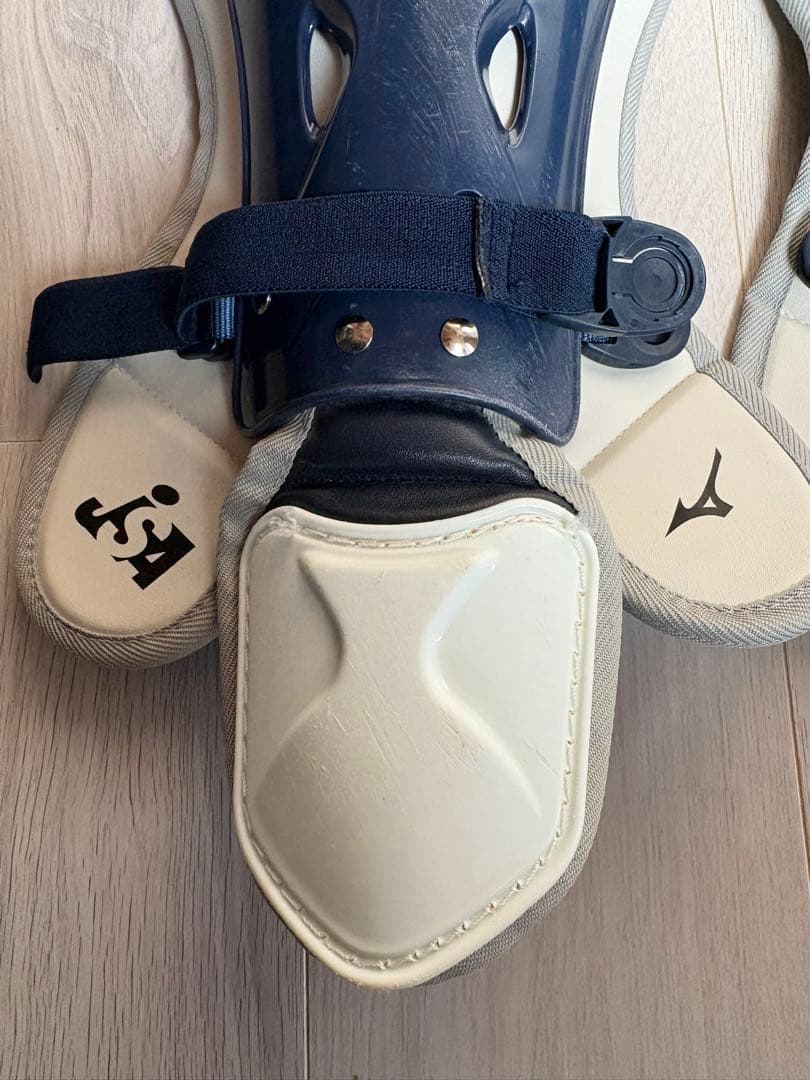 ミズノ　ソフトボール　キャッチャー防具　プロテクター　レガース　セット