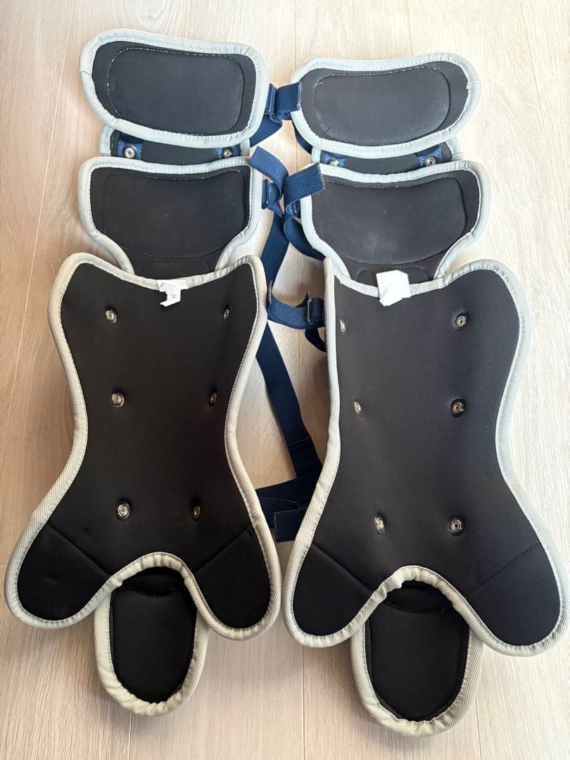 ミズノ　ソフトボール　キャッチャー防具　プロテクター　レガース　セット