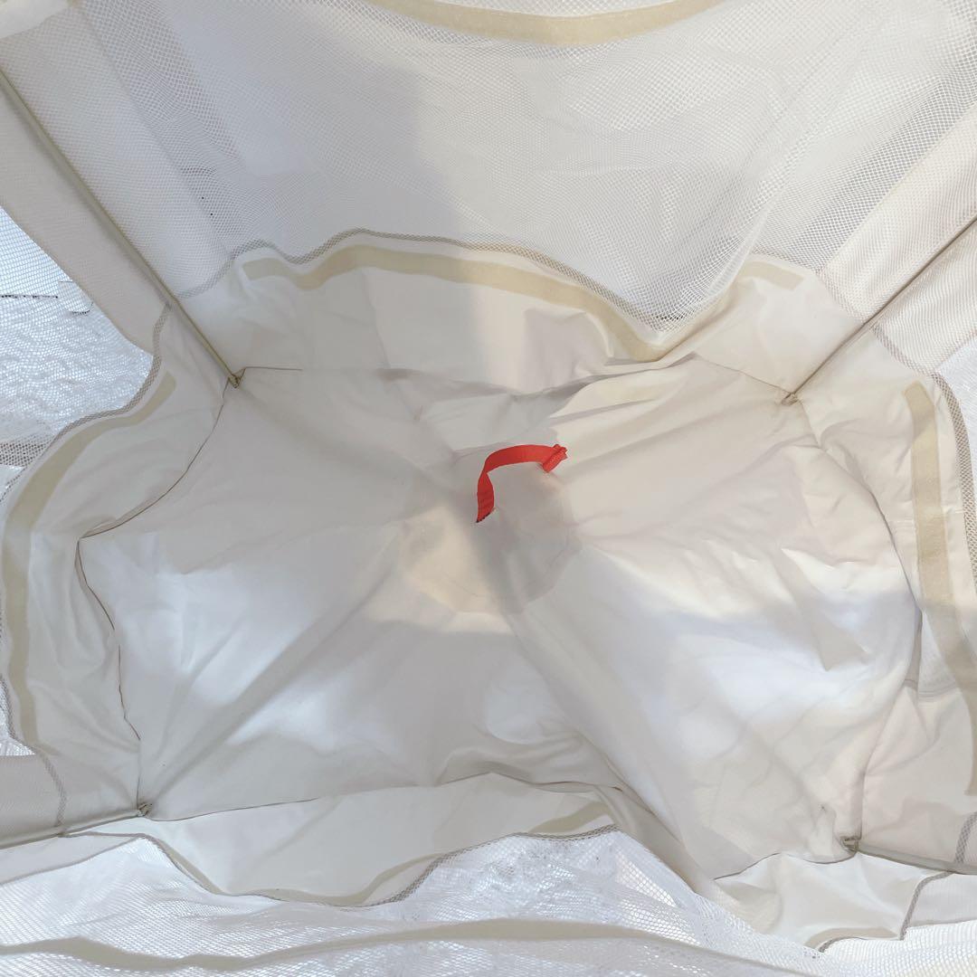 Aprica 極美品✨ココネルエアー-ab ベビーベッド ホワイトグレー