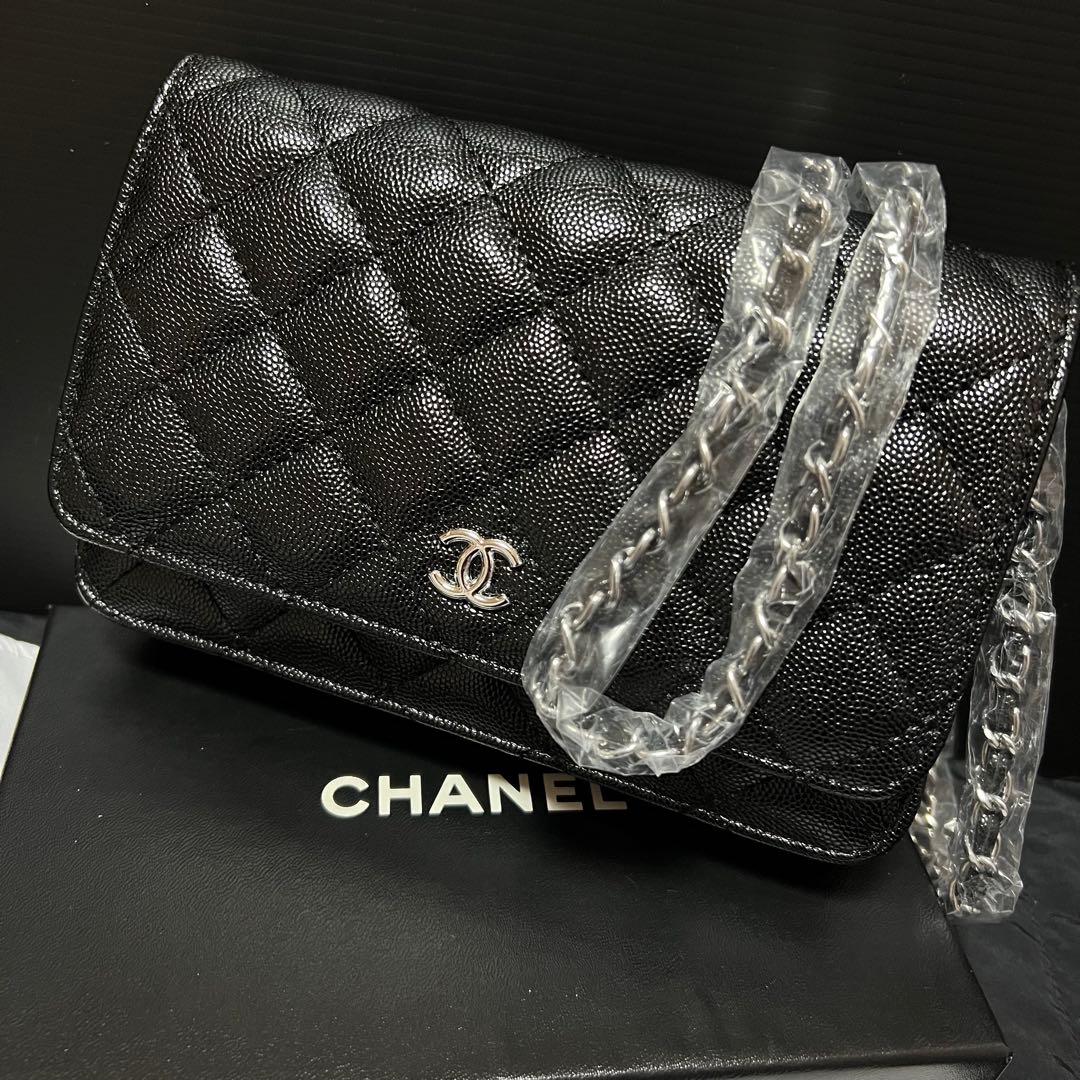 新品未使用♡キャビアキルティング チェーン ショルダーバック ノベルティ