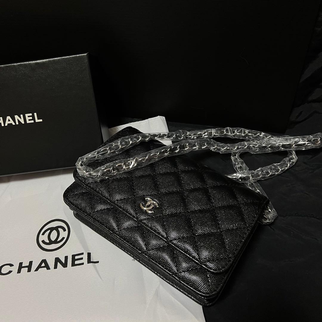 新品未使用♡キャビアキルティング チェーン ショルダーバック ノベルティ