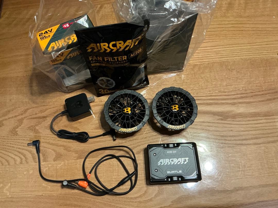 空調 24v AC09 ファン バッテリー セット 2025 エアークラフト