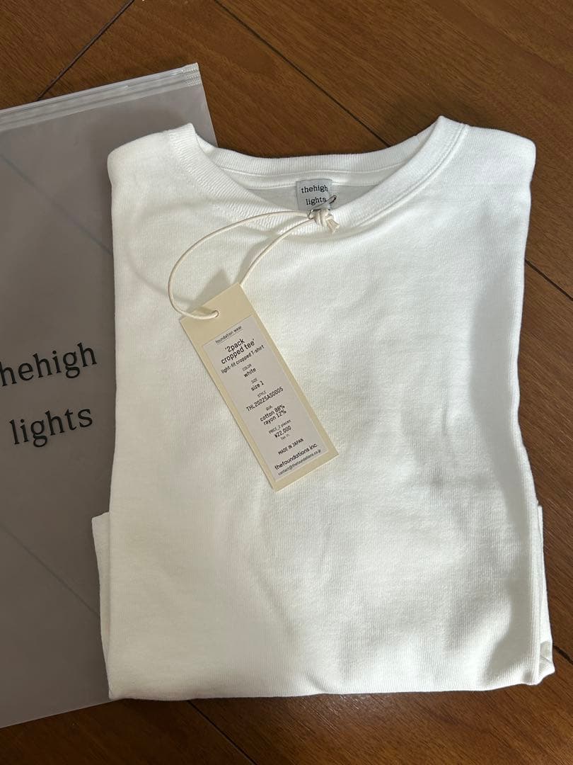 thehighlights 2pack cropped tee １枚　サイズ1