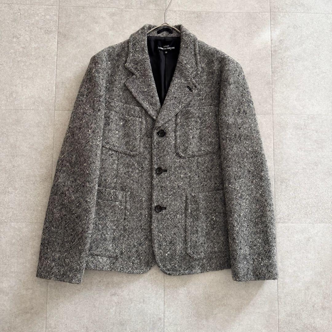 トリココムデギャルソン　AD2000　テーラードジャケット　グレー　ウール　M