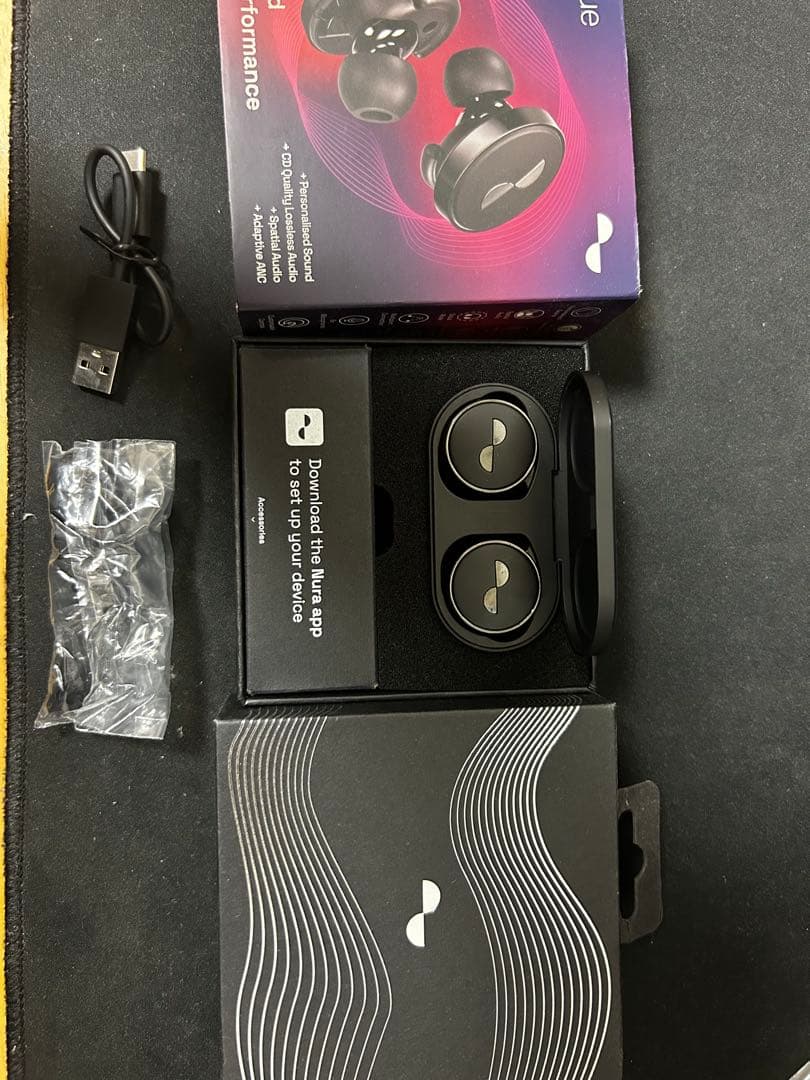 イヤホン Nura true pro Denon Perl Pro