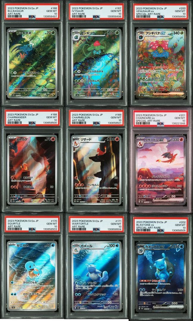 PSA10 151 御三家 進化ライン