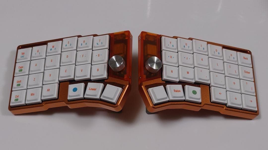 ★限定【オレンジ】Cornix LP 分割 無線｜VIAL｜技適｜即発送