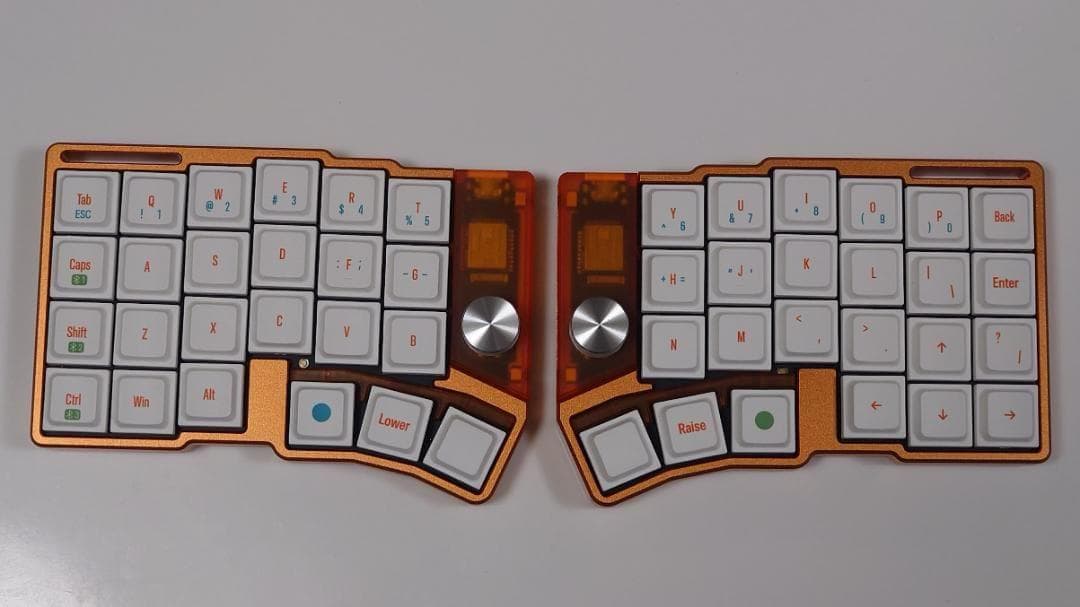 ★限定【オレンジ】Cornix LP 分割 無線｜VIAL｜技適｜即発送