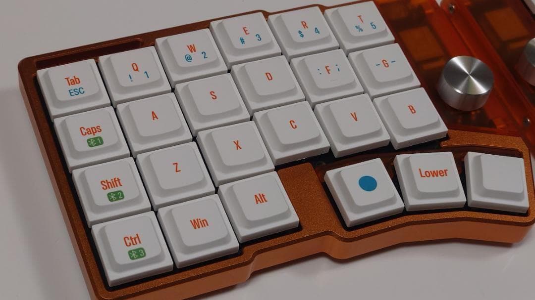 ★限定【オレンジ】Cornix LP 分割 無線｜VIAL｜技適｜即発送