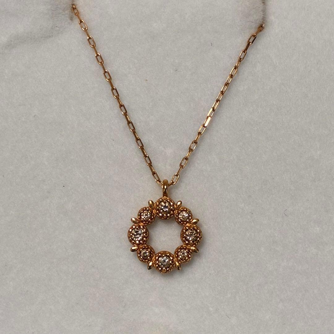 週末限定価格！オデュース4℃　K10ネックレス